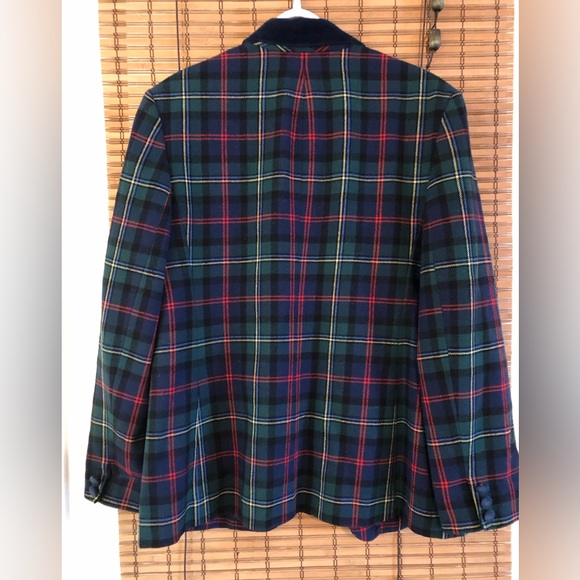 Vintage Pendleton plaid wool blazer - Picture 2 of 5